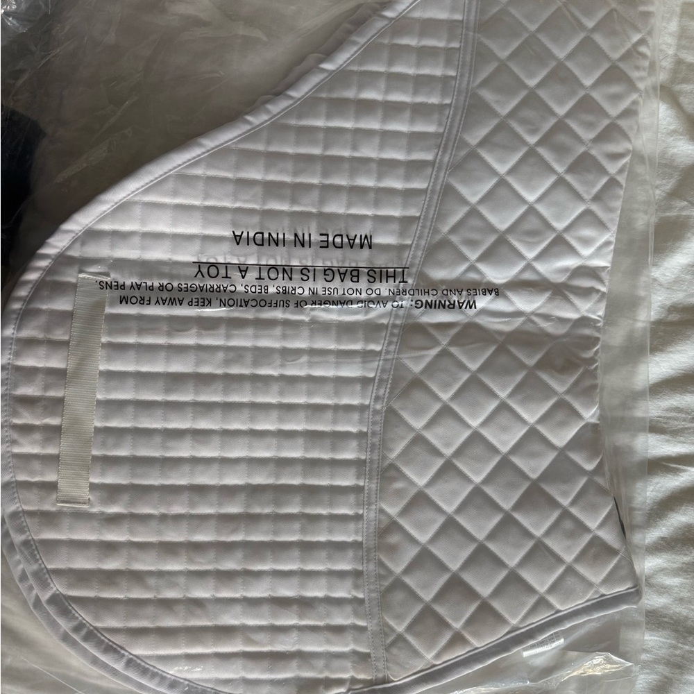 White Tuffrider Saddle Pad